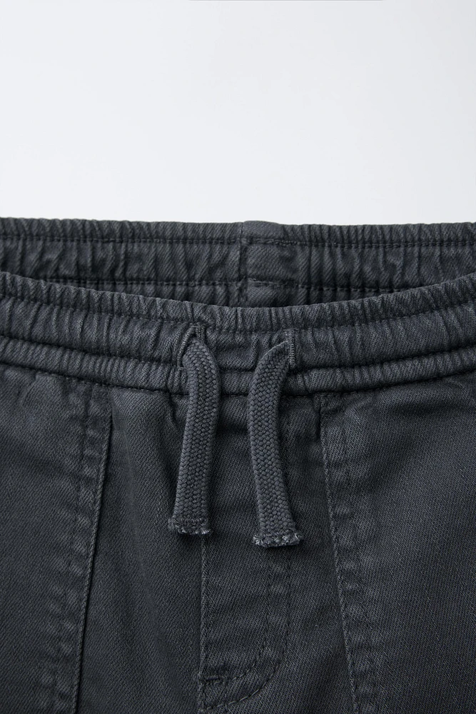 TWILL JOGGER PANTS