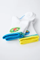 TWO-PACK OF PRINTED LONG SOCKS