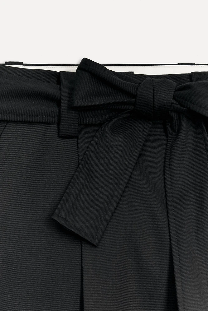 BELTED WOOL BLEND PANTS 50TH ANNIVERSARY