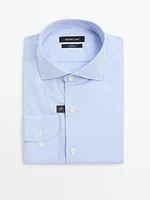 Slim fit 100% cotton shirt
