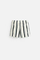 STRIPED MID-LENGTH SWIMSUIT