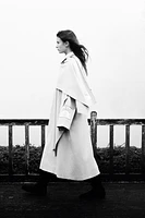 HARVARD UNIVERSITY CAPE TRENCH COAT