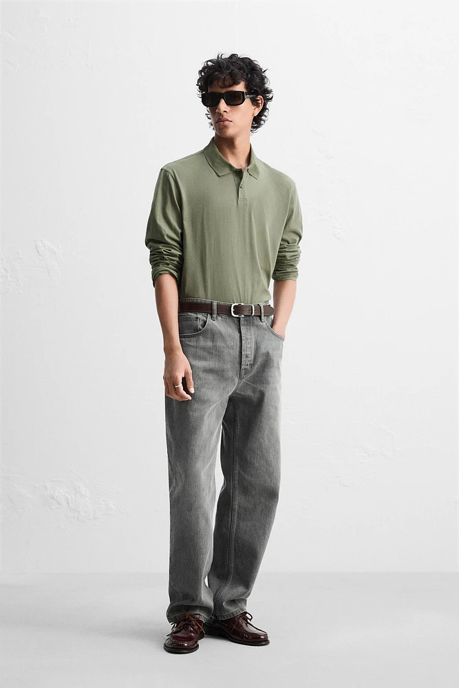 LIGHTWEIGHT COTTON POLO SHIRT