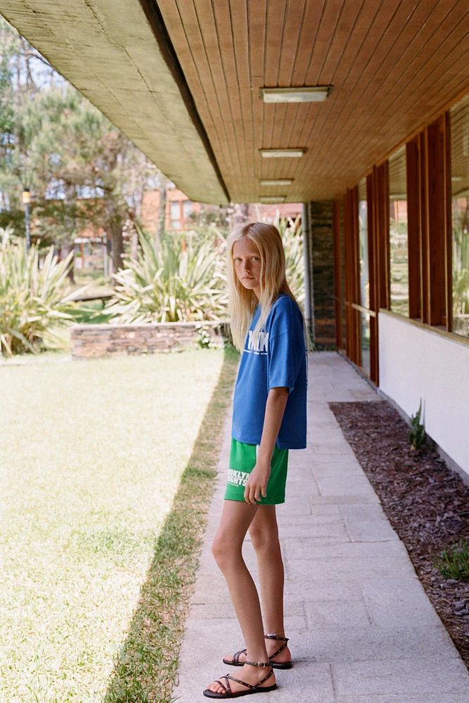 TEXT PRINT T-SHIRT