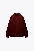 OVERSIZED KNIT JACKET