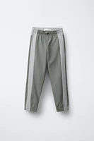TECHNICAL JOGGER PANTS WITH SIDE STRIPE
