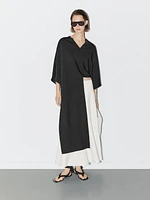 Blouse style cape coupe asymétrique - STUDIO