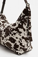 SAC SHOPPER EN CUIR À IMPRIMÉ ANIMALIER