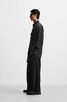 FLOWY UTILITY POCKET SHIRT