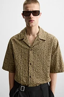 EMBROIDERED JACQUARD SHIRT
