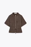 SHORT SLEEVE SAFARI SHIRT