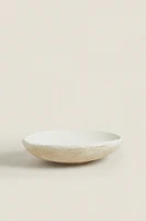 ROUGH-TEXTURE CERAMIC TRAY