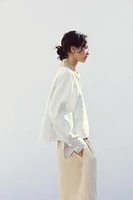 CONTRAST COLLAR WAXED JACKET