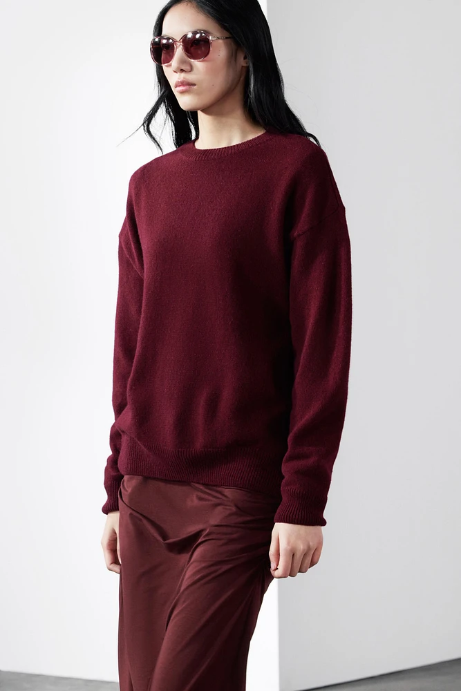 PULL UNI AVEC CACHEMIRE ET LAINE