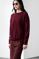 PULL UNI AVEC CACHEMIRE ET LAINE