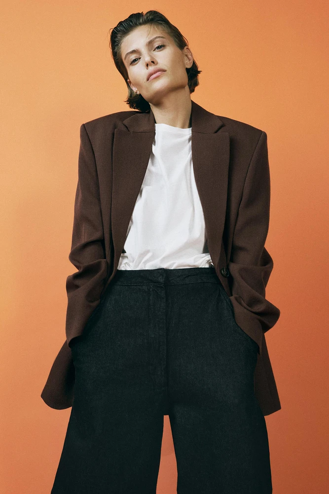 ZW COLLECTION 100% WOOL OVERSIZED BLAZER
