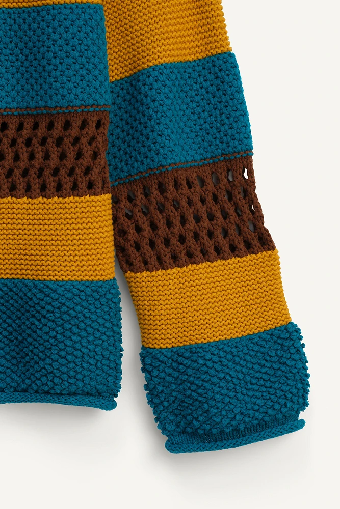 LIMITED EDITION COMBINED TEXTURES SWEATER