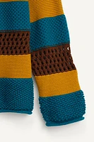 LIMITED EDITION COMBINED TEXTURES SWEATER