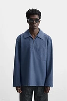 SURCHEMISE SMOCK DÉLAVÉE