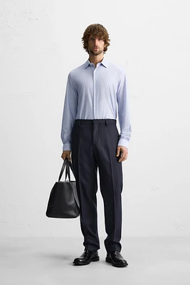 CHEMISE ÉLASTIQUE TEXTURÉE
