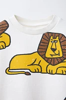 LION PRINT SWEATSHIRT