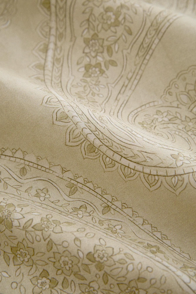 DRAP PLAT IMPRIMÉ PAISLEY