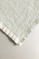 WAFFLE-KNIT BATH TOWEL