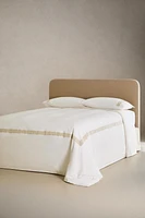 FLAT SHEET WITH LINEN BORDER