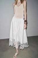 JUPE MIDI BRODERIES ZW COLLECTION