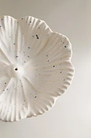 CERAMIC FLORAL INCENSE BURNER