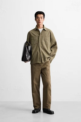 Seersucker Plaid Shirt