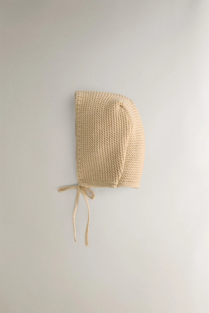 CHILDREN’S CHUNKY KNIT BONNET