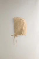 CHILDREN’S CHUNKY KNIT BONNET