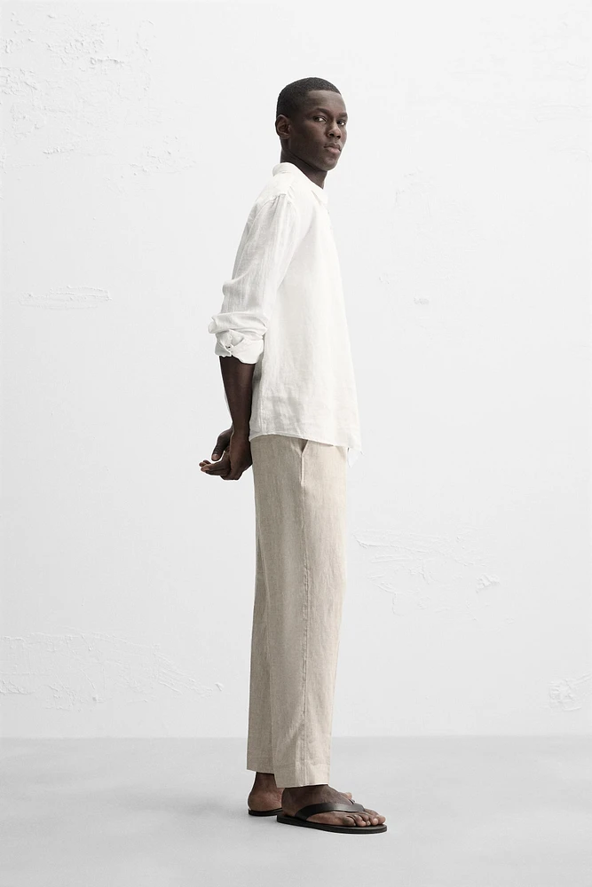PANTALON 100 % LIN