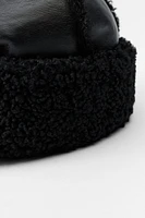 DOUBLE-FACED FLEECE LINED HAT