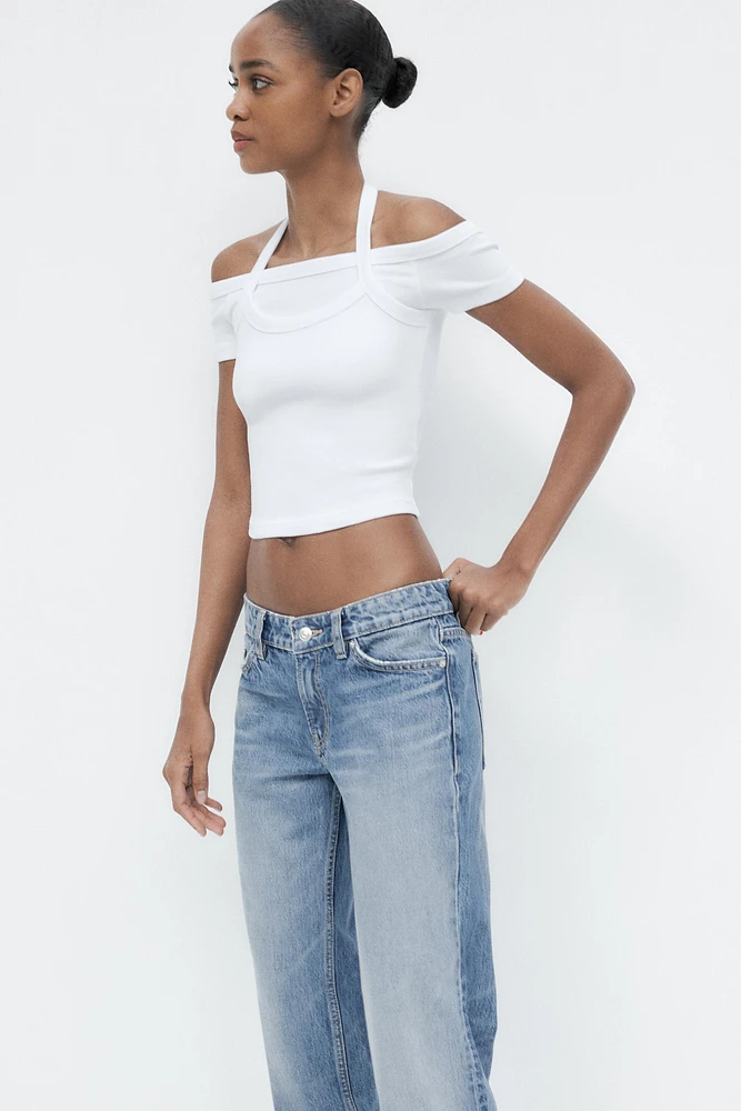 JEAN TRF DROIT À TAILLE BASSE
