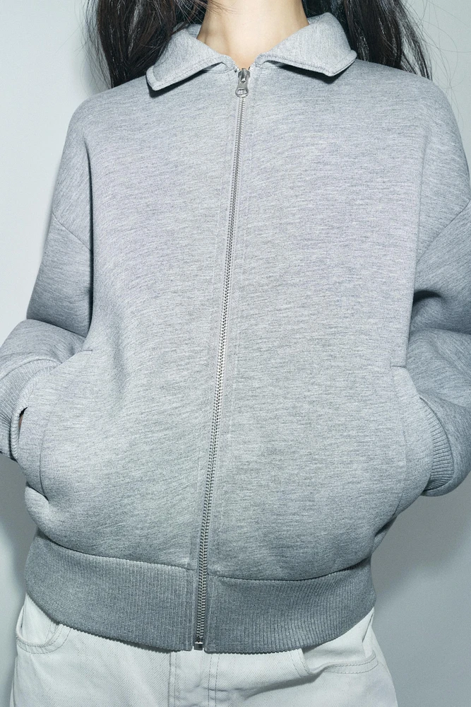 BLOUSON BOMBER EFFET SCUBA