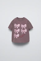 PRINTED SPARKLY T-SHIRT