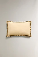 HOUSSE DE COUSSIN BORD GÉOMÉTRIQUE