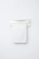 T-SHIRT CLOUS OFF SHOULDER