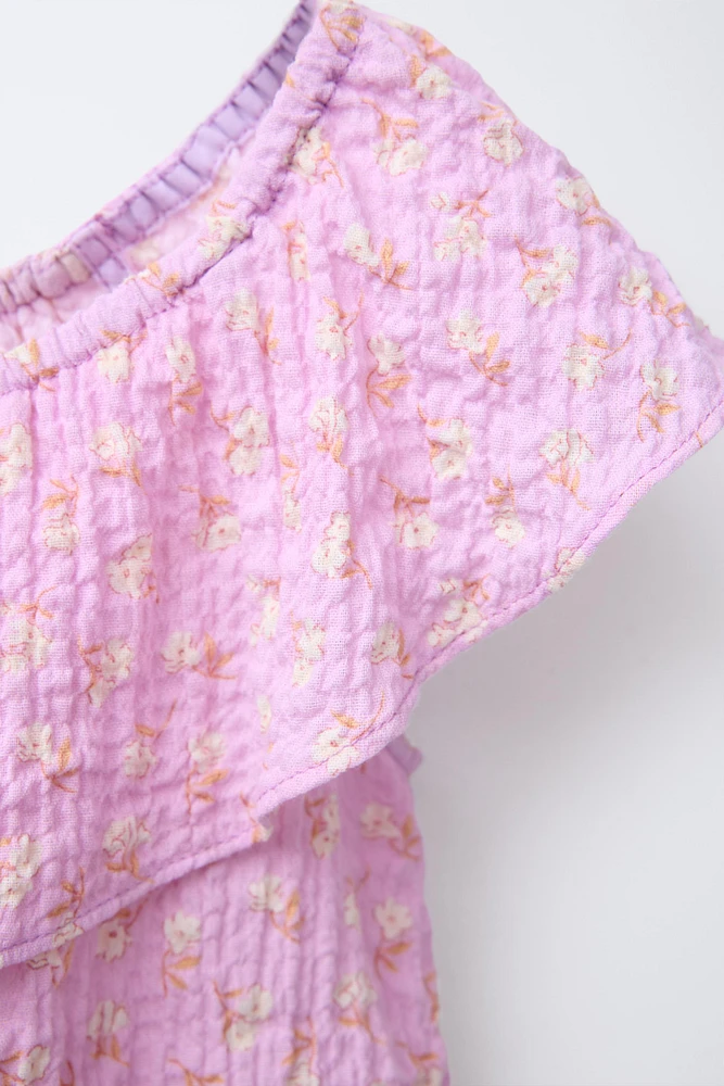 TEXTURED FLORAL SHIRT