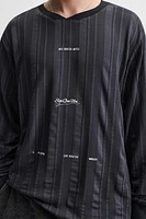 RETRO SOCCER TEXTURED SWEATSHIRT