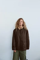 VESTE COL CONTRASTE
