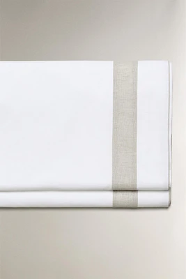 COTTON FLAT SHEET WITH BORDER