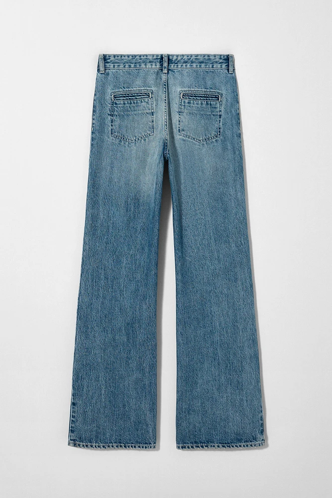 JEAN JAMBE LARGE À TAILLE NORMALE KATE MOSS X ZARA
