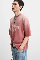 PRINTED KNIT T-SHIRT