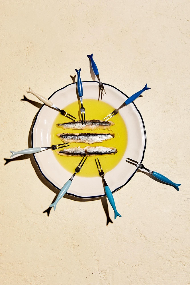 SET OF FISH APPETIZER FORKS (SET OF 8)
