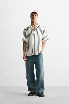 TEXTURED STRIPED SHIRT