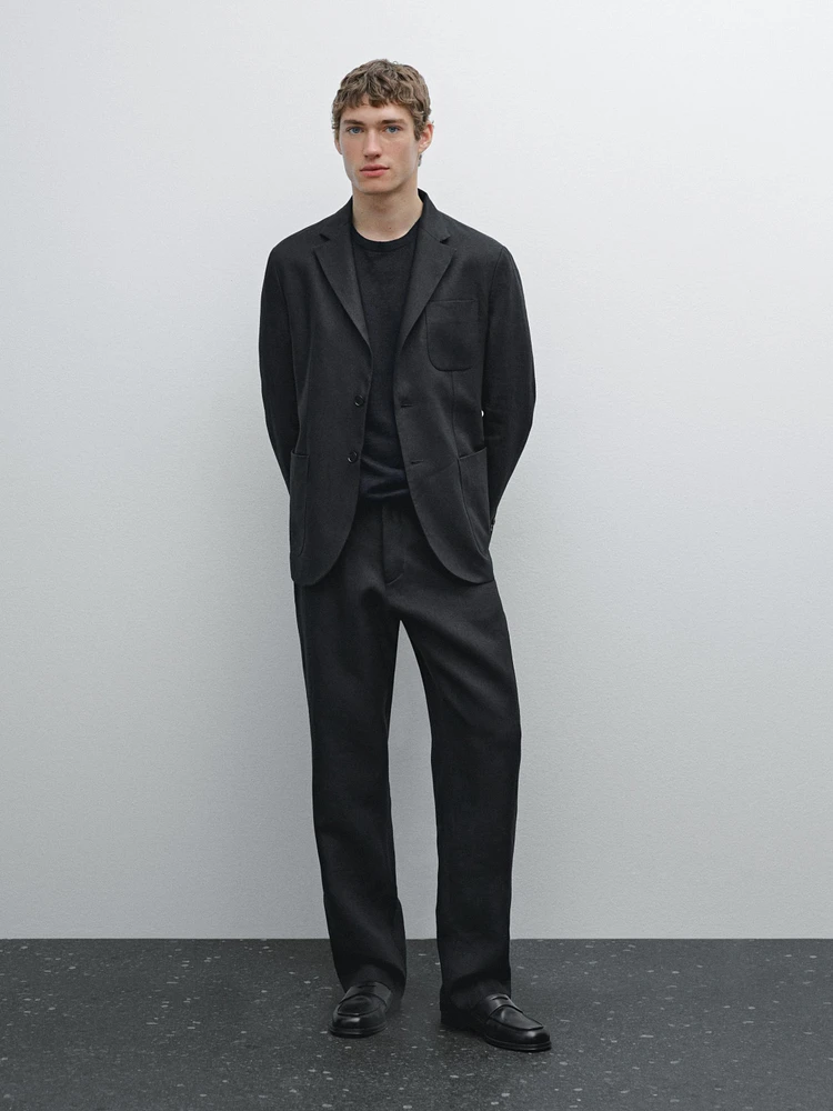 Lightweight 100% linen trousers