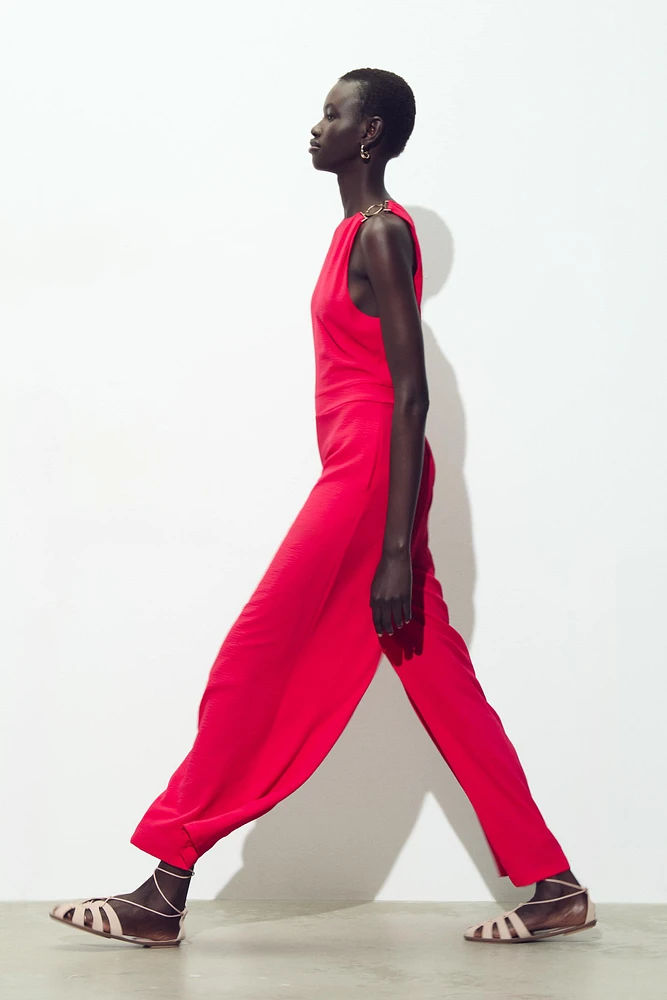 ASYMMETRIC WIDE JUMPSUIT